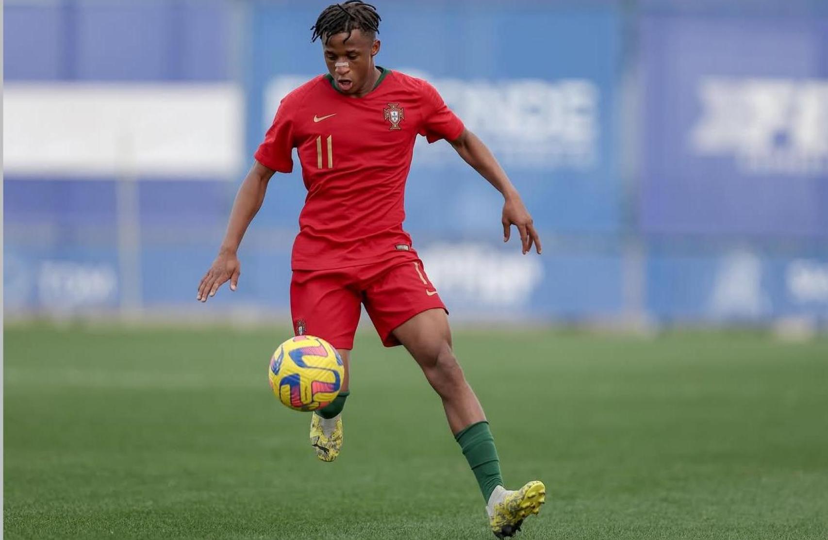 Cardoso Varela con la selección de Portugal
