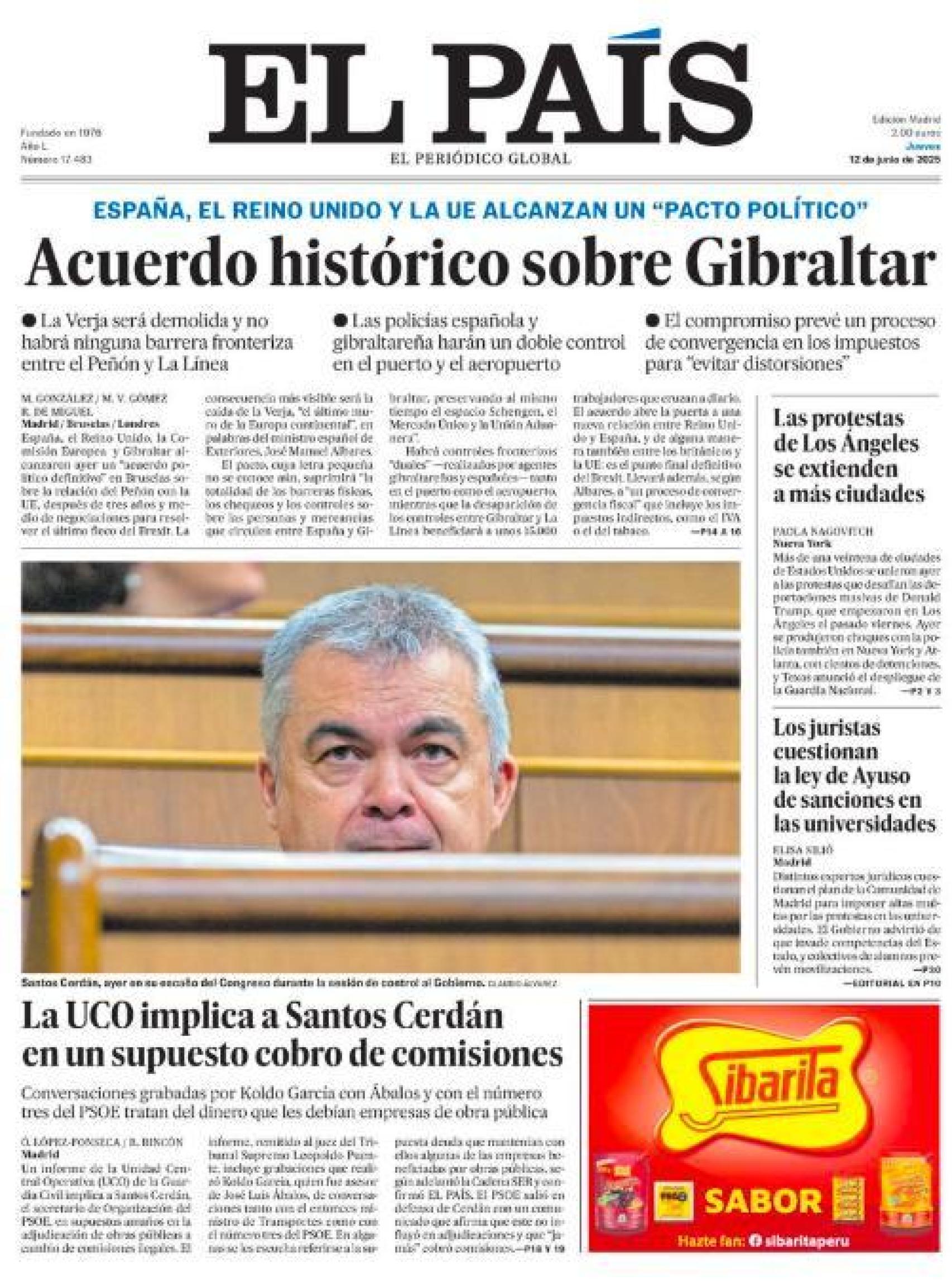 Portada El País