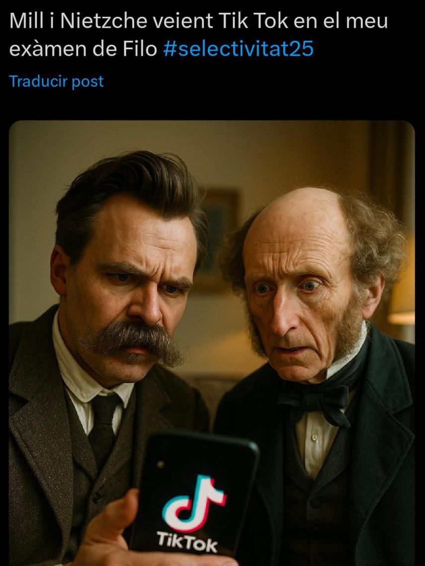 Meme del examen de filosofia de la selectividad