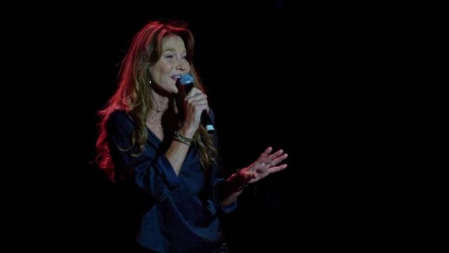 La cantante Carla Bruni