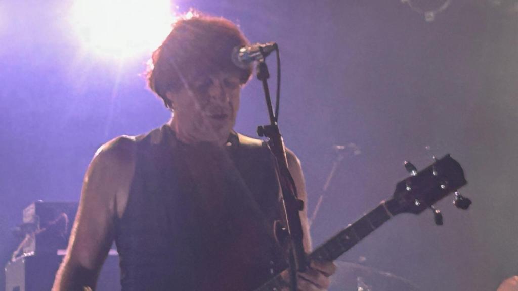 Mark Burgess, en el concierto de 'The Chameleons'