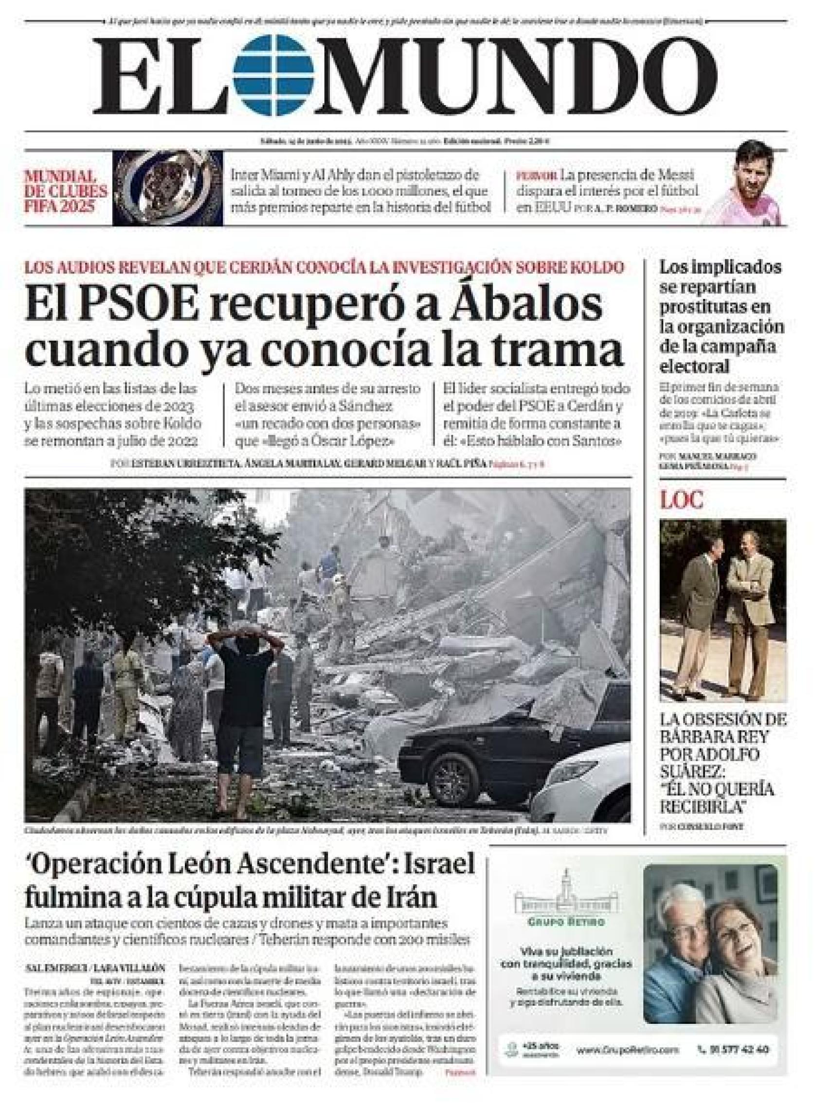 Portada El Mundo