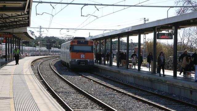 Imagen en archivo de una estación de Rodalies
