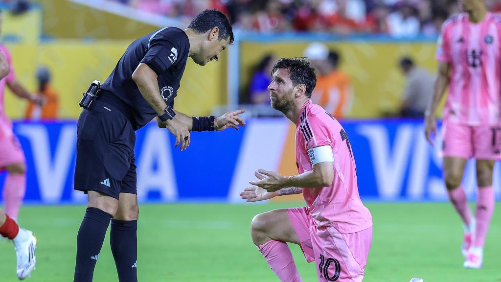 Leo Messi, durante el encuentro inaugural del Mundial de Clubes entre Inter Miami y Al Ahly