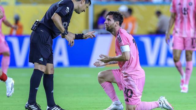 Leo Messi, durante el encuentro inaugural del Mundial de Clubes entre Inter Miami y Al Ahly