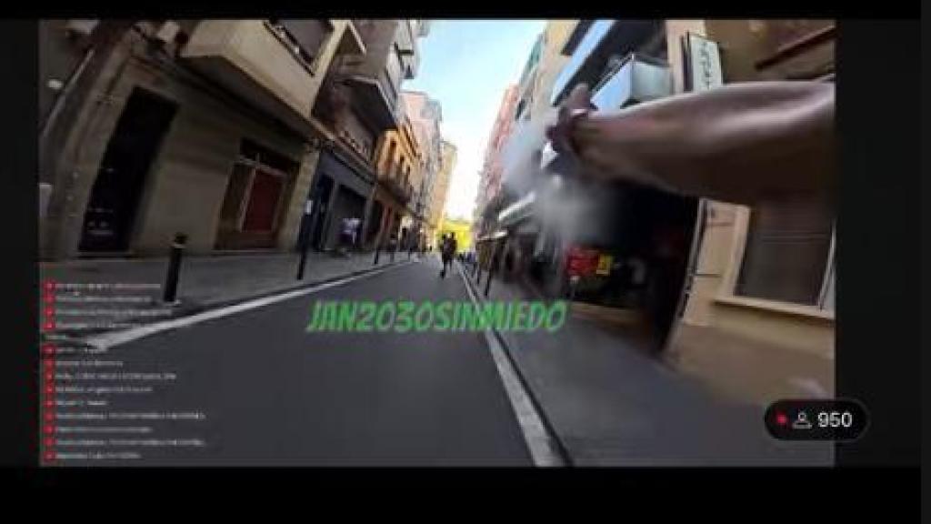 Imagen extraída del vídeo publicado por @jan2030sinmiedo