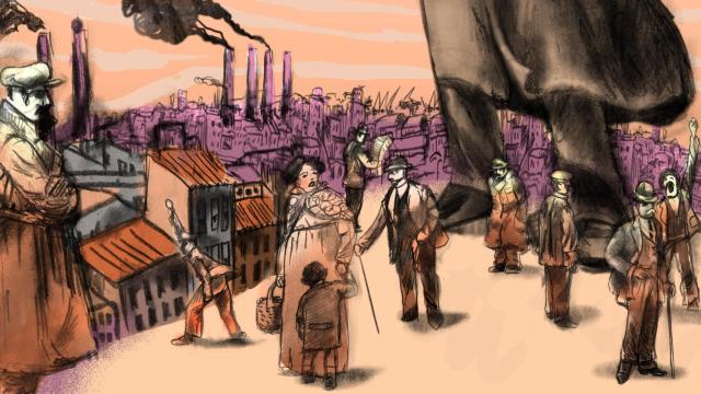 La Barcelona de las barricadas