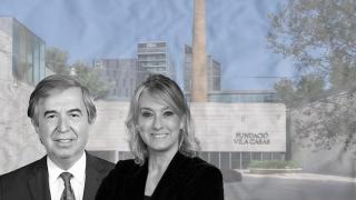 De izquierda a derecha: Miquel Vilardell Tarrés (vocal); Montserrat Viladomiu Pascual (vicepresidenta) de la Fundación Vila-Casas