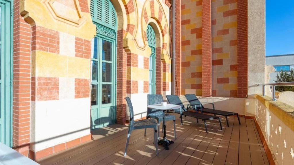 Terraza del Balneario Vichy Catalan