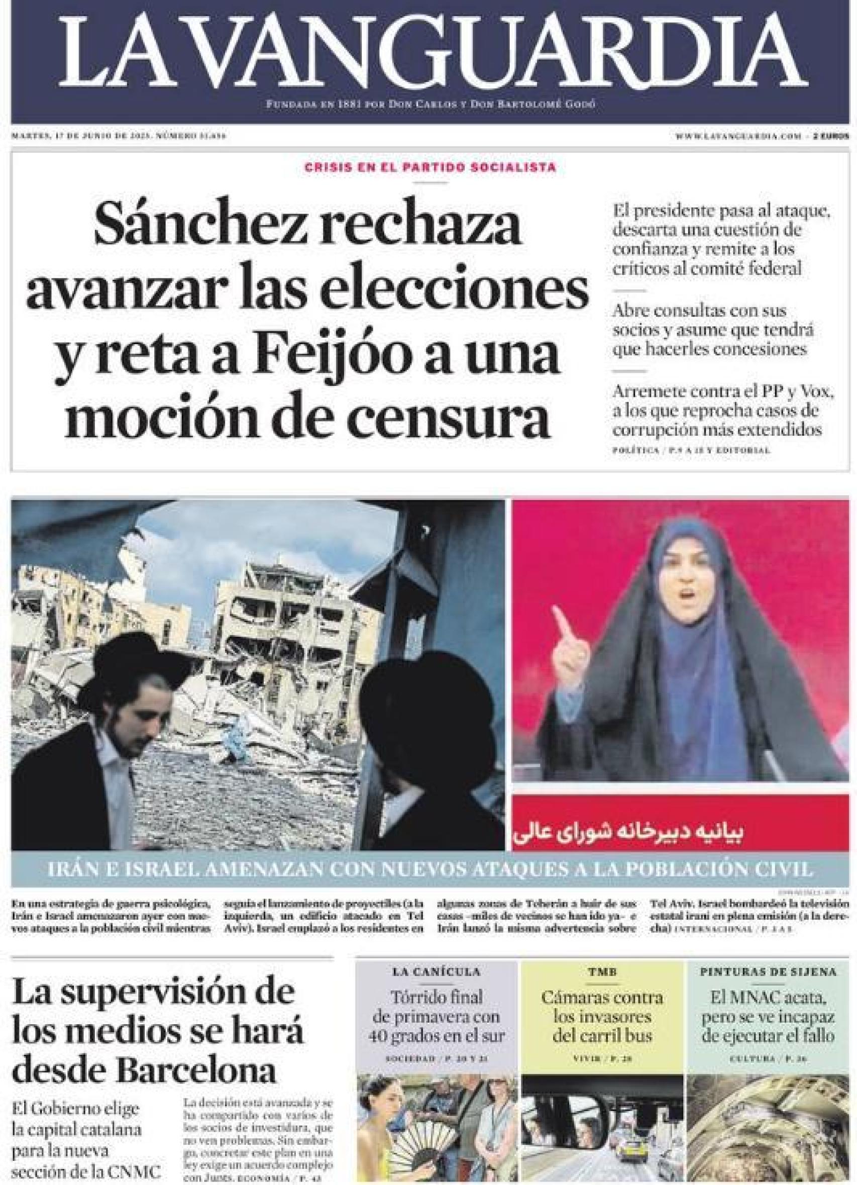 Portada La Vanguardia