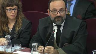 Benet Salellas, durante el juicio del 'procés' en el Tribunal Supremo