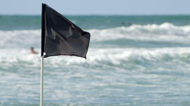 Bandera Negra en la playa
