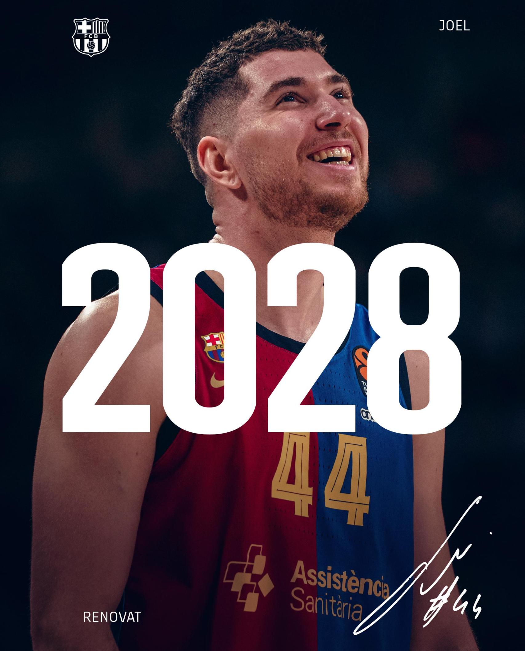 El Barça anuncia la renovación de Joel Parra hasta 2028