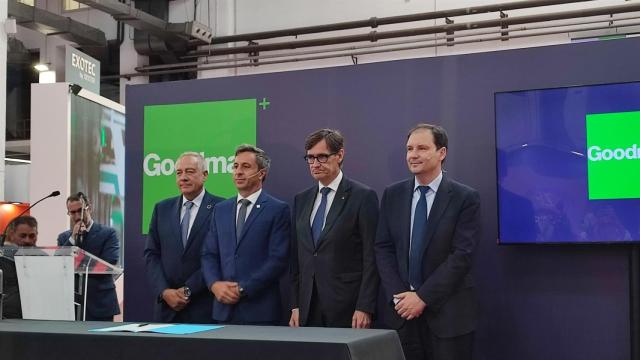 Pere Navarro, Ignacio Cuenca, Salvador Illa y Rafael Ruiz en la Zona Franca