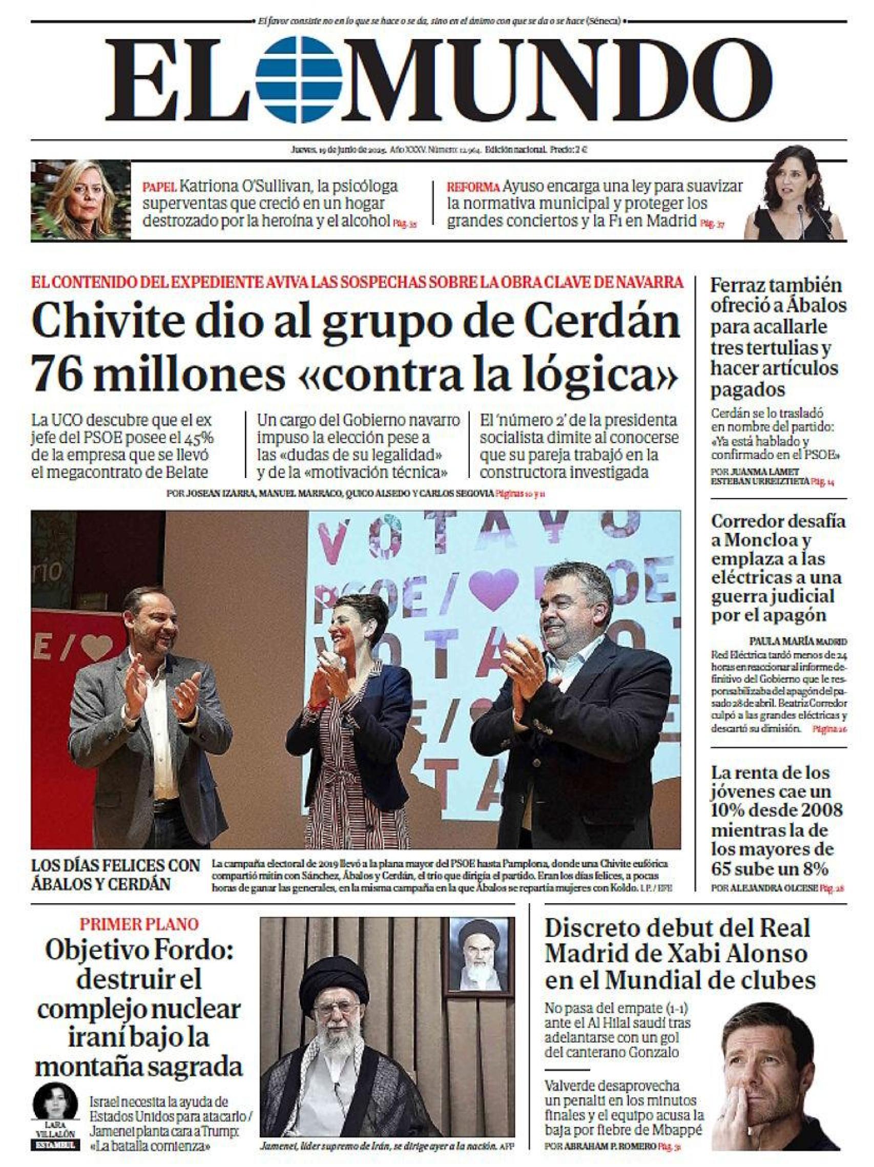 Portada El Mundo