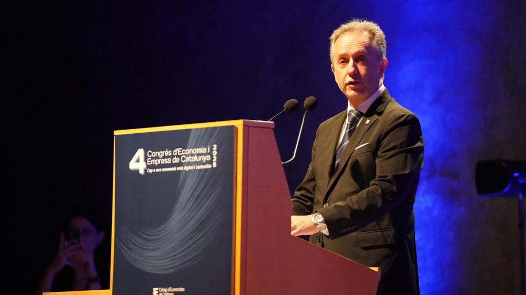 Carles Puig de Travy, degano del Col·legi d'Economistes de Catalunya