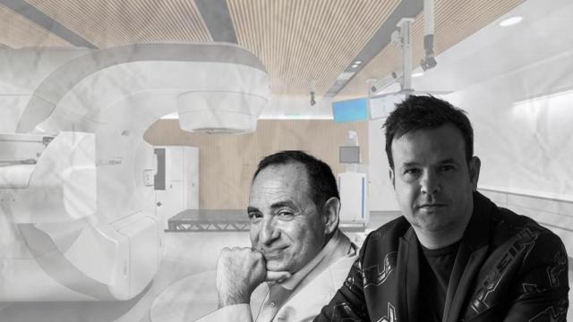 Josep Pla, José Elías y una instalación de Atrys Health