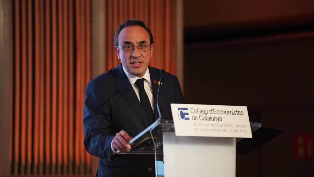 Josep Rull, presidente del Parlament, en el III Congrés d'Economia i Empresa de Catalunya de 2024