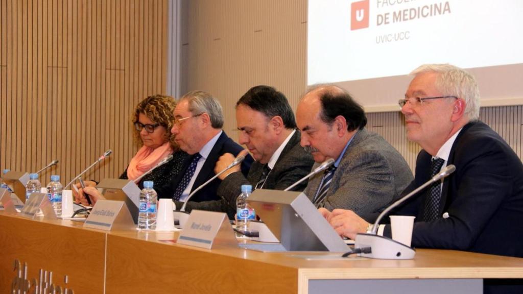 Manel Jovells (i), director general de Althaia, en Manresa