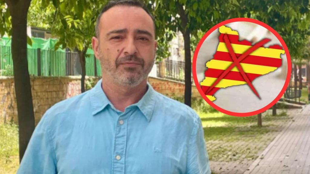 Fotomontaje el cocinero Manuel y Cataluña