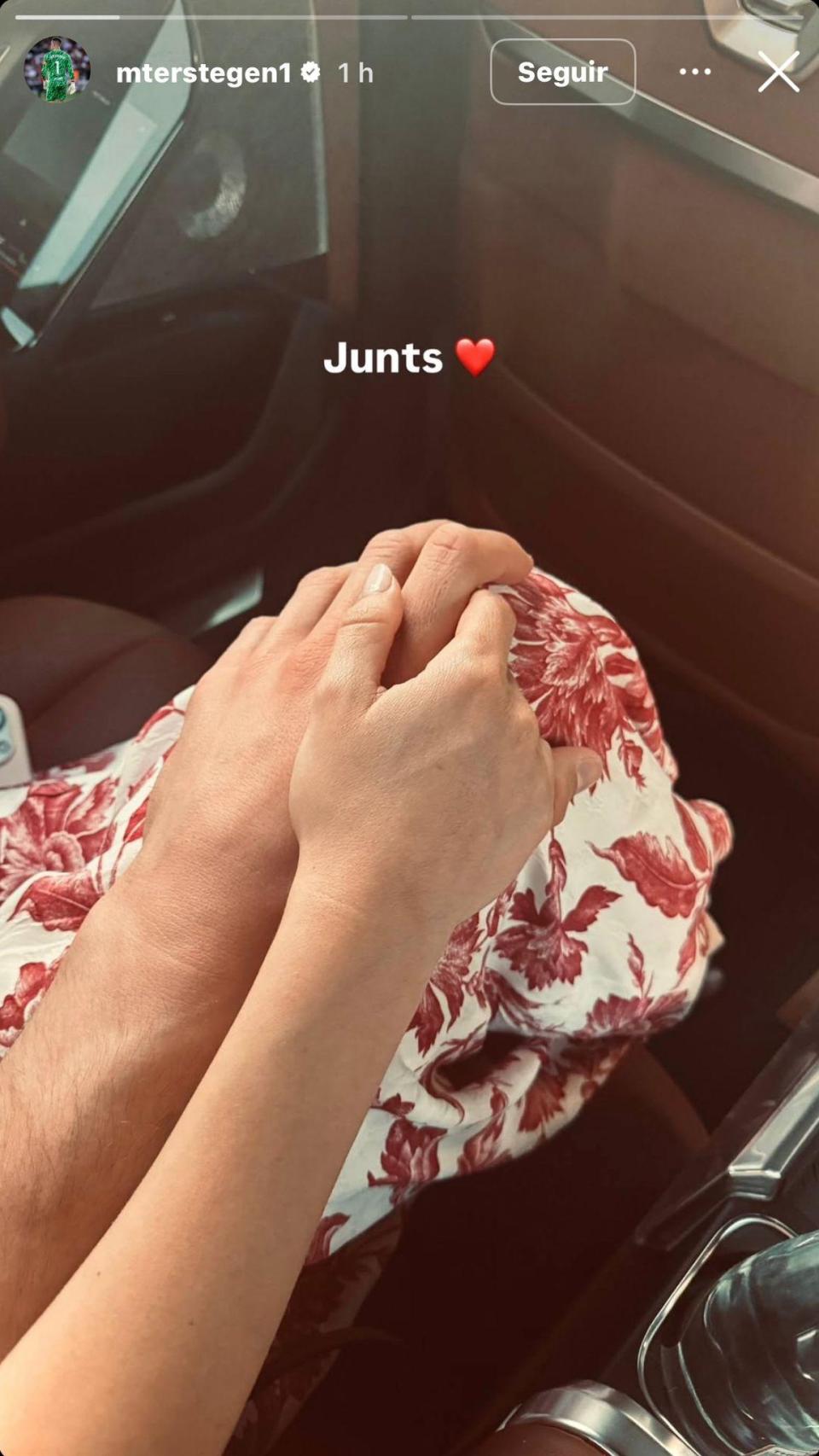 Ter Stegen comparte su nueva relación en Instagram