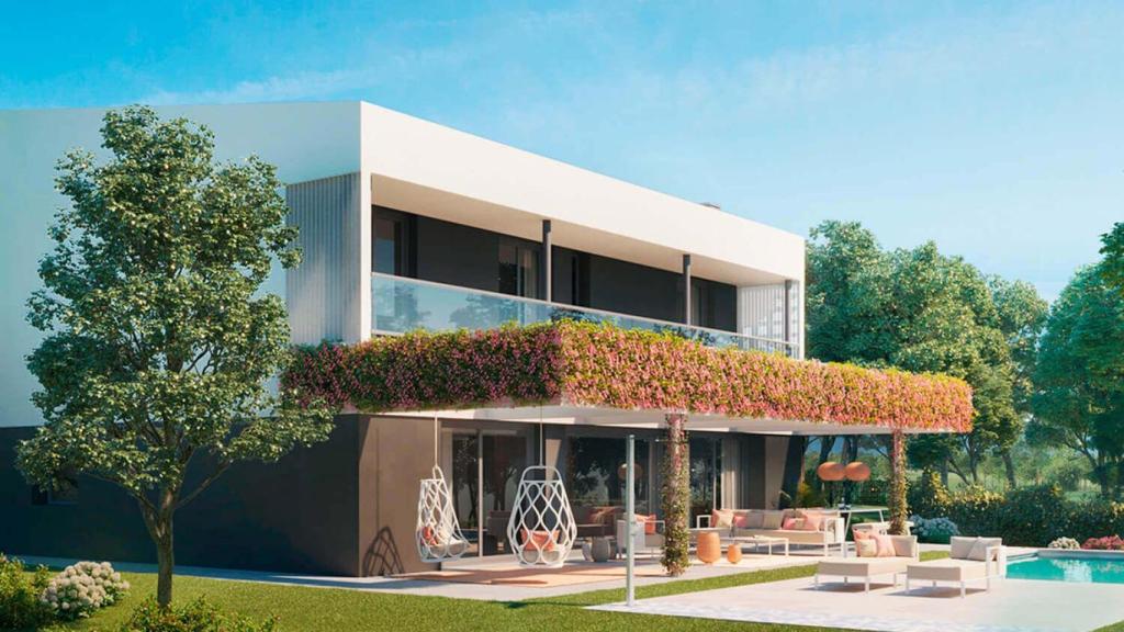 Una de las viviendas de lujo proyectadas en La Roca Golf Resort