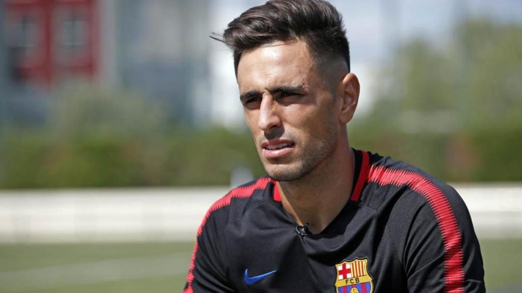 David Costas en una entrevista para el FC Barcelona en 2017