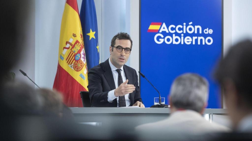 El ministro de Economía, Carlos Cuerpo, tras un Consejo de Ministros / EP