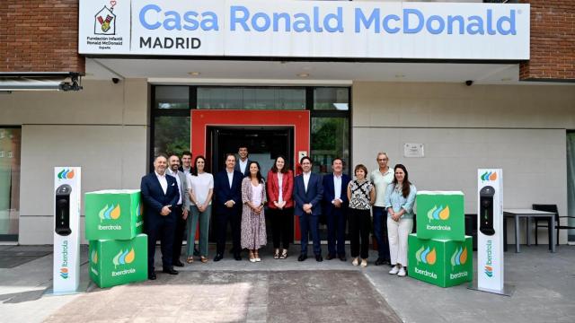 Iberdrola instala puntos de recarga en la casa de acogida de Fundación Ronald McDonald en Barcelona