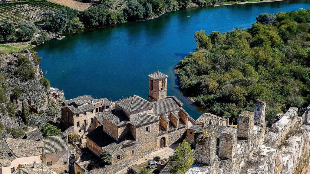 Vista aérea de Miravet