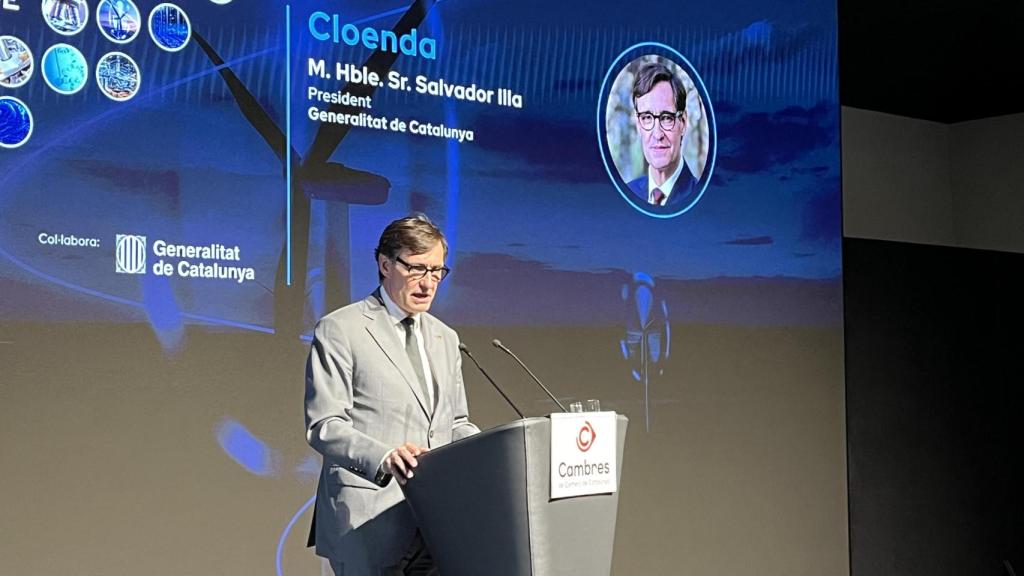 El presidente de la Generalitat, Salvador Illa