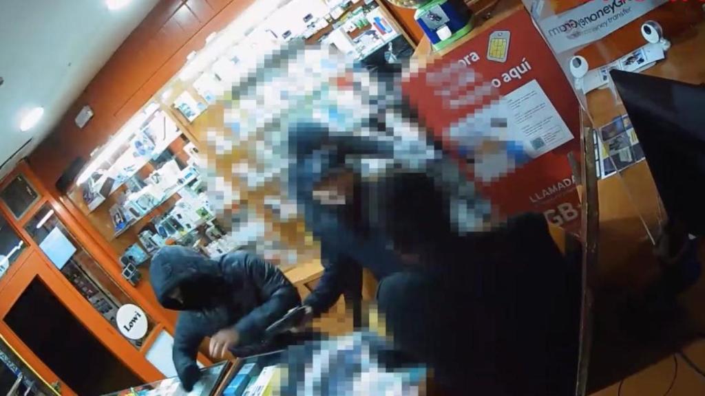 Imagen de uno de los asaltos investigados en esta macrocausa