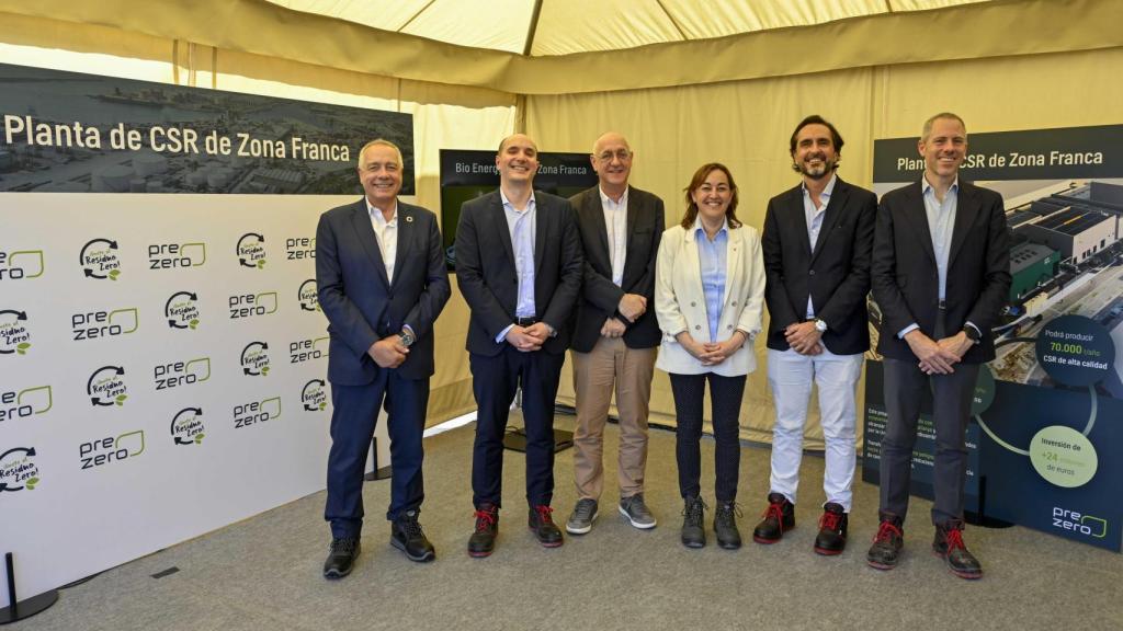 Imagen de la inauguración de la mayor planta de residuos industriales de España