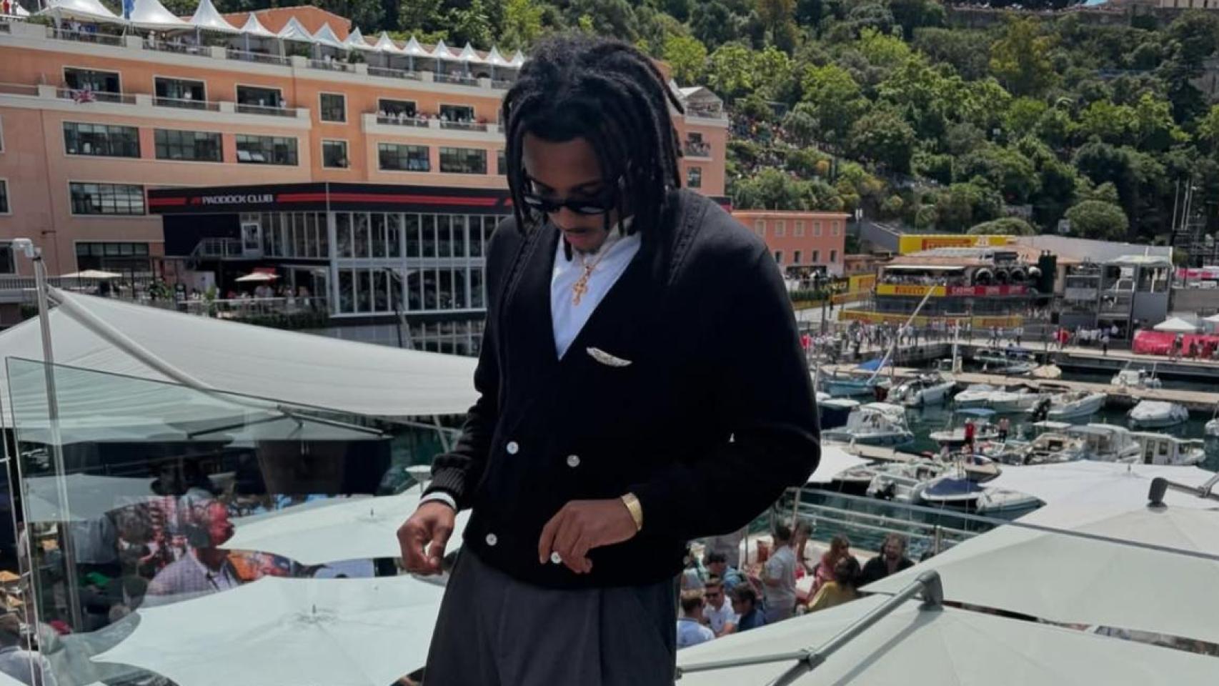 Jules Koundé, en el GP de Mónaco de Fórmula 1