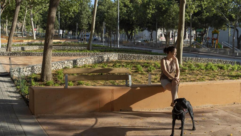 La renovada Rambla de França de Badalona