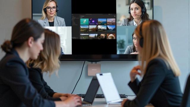 Videoconferencia con un mini PC