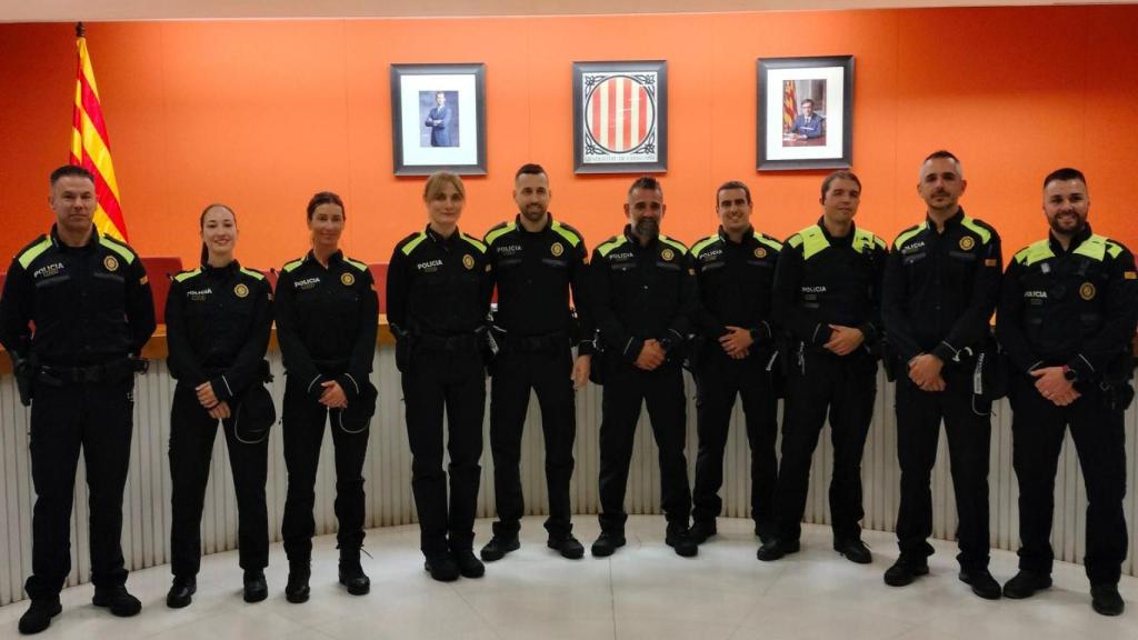 Agentes de la Policía Local de Granollers, en archivo