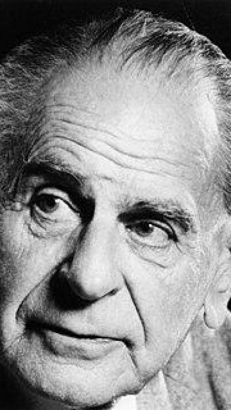 El filósofo Karl Popper