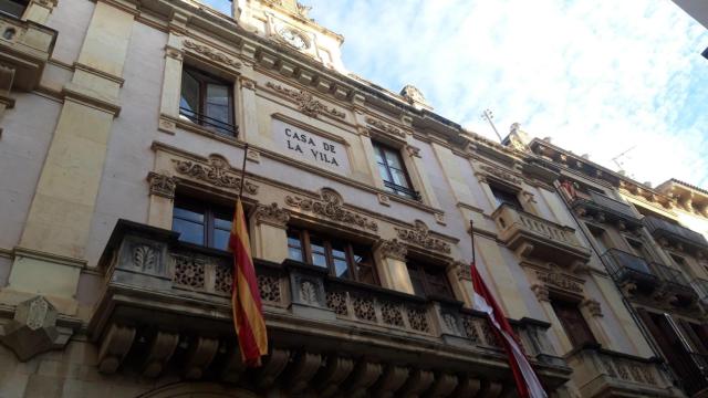 La fachada del Ayuntamiento de Valls, en archivo