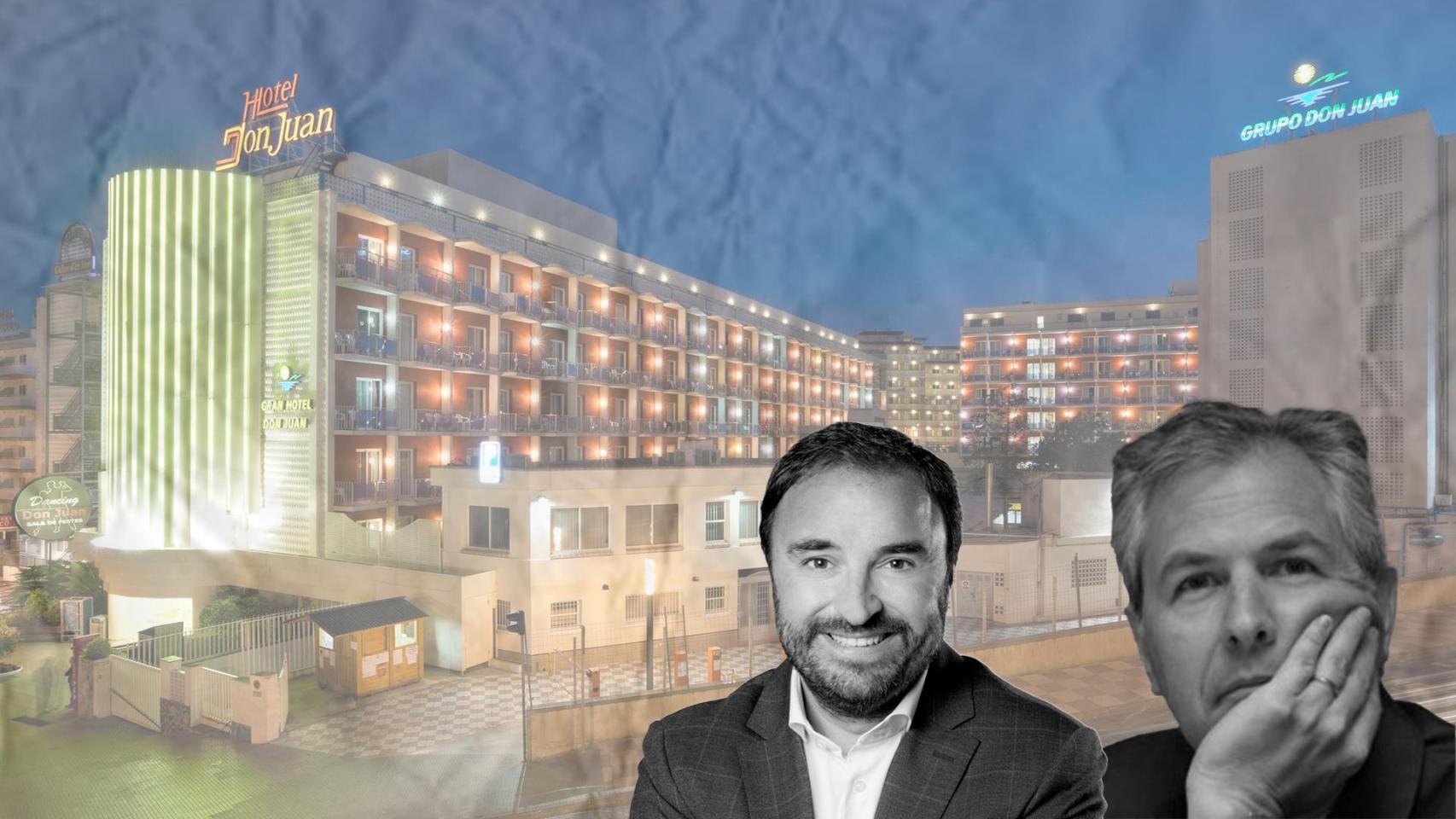 El resort Don Juan de Lloret, Pep Cañellas (Fergus Group) y el abogado Genís Marfà