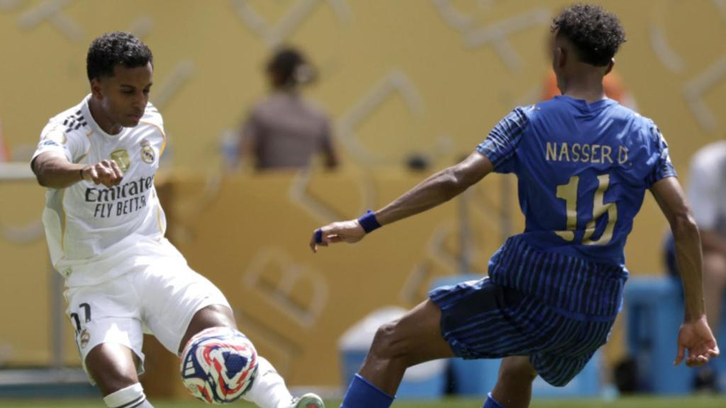 Rodrygo Goes, durante un partido del Real Madrid contra el Al-Hilal en el Mundial de Clubes