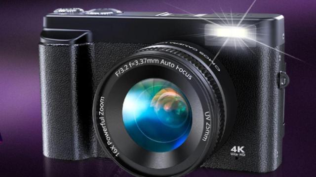 Cámara digital Oiadek 4k con descuentazo en Amazon: perfecta para fotos y vídeos