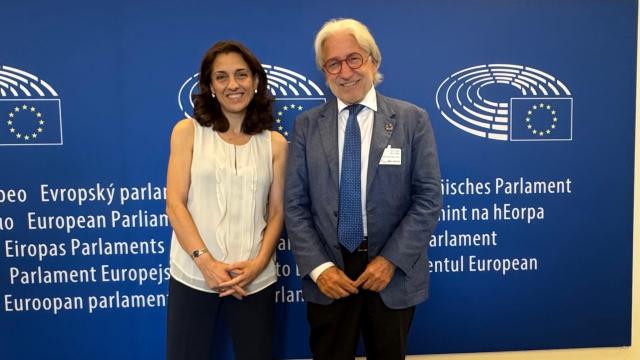 El presidente de Foment del Treball, Josep Sánchez Llibre, en Bruselas