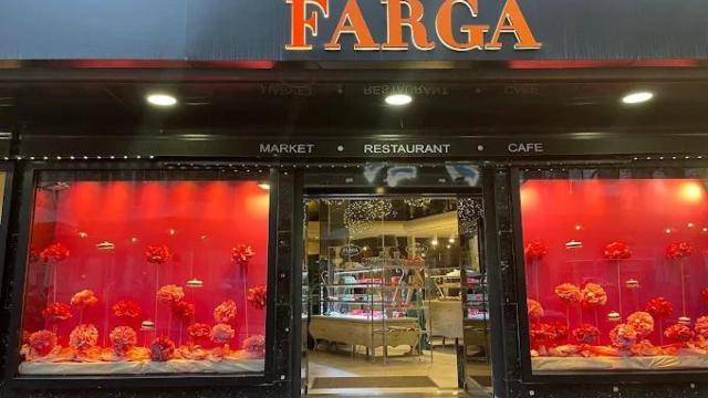 Entrada a la cafetería Farga Diagonal