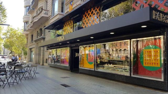 Entrada a la Farga Diagonal, la cafetería más famosa de Barcelona