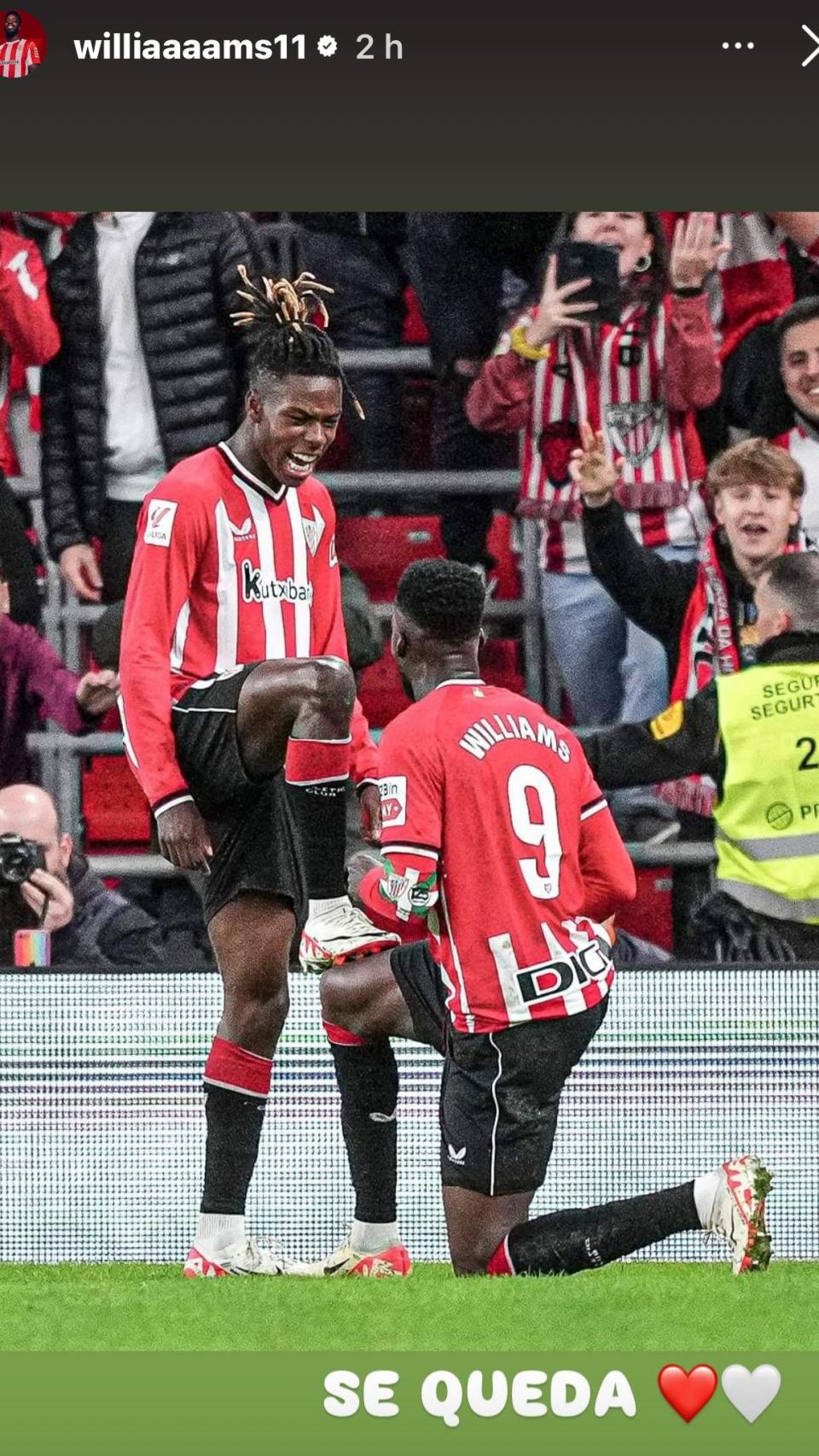 La historia de Iñaki Williams tras el anuncio de la renovación de su hermano