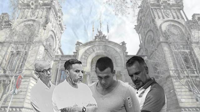 De izquierda a derecha: Sergio Gutiérrez, Daniel Díaz Mora, Valentín Moreno y David Caballero