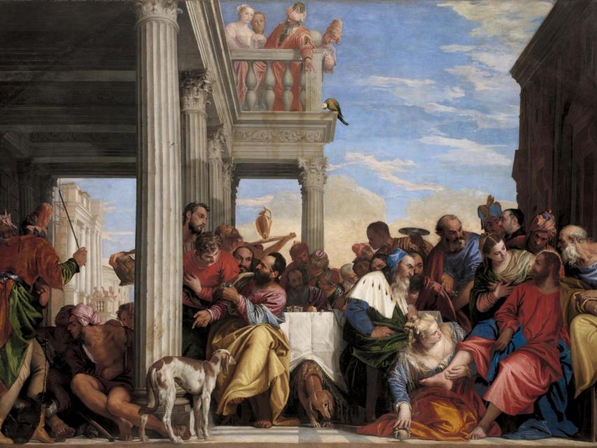 ‘La cena en casa de Simón’ (1556-1560), una de las obras maestras de Paolo Veronese.