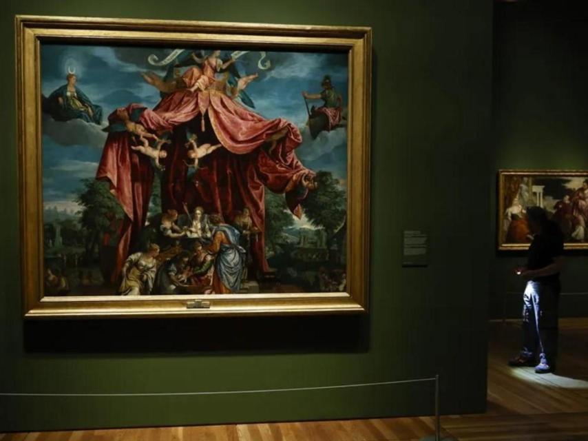 La ‘Alegoría del nacimiento del infante don Fernando’ (hacia 1575), de Michele Parrasio, seguidor de Veronese.