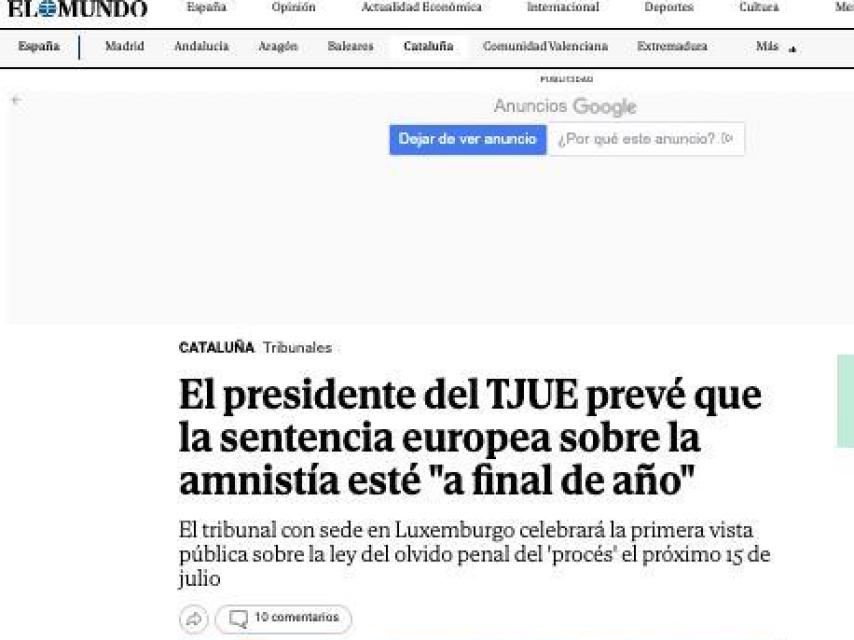 El Mundo, 5 de julio de 2025